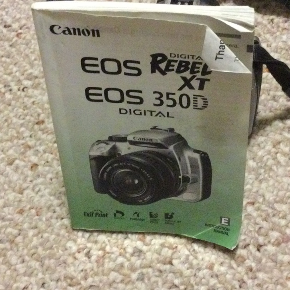 Canon EOS digital rebel XT EOS 360 D